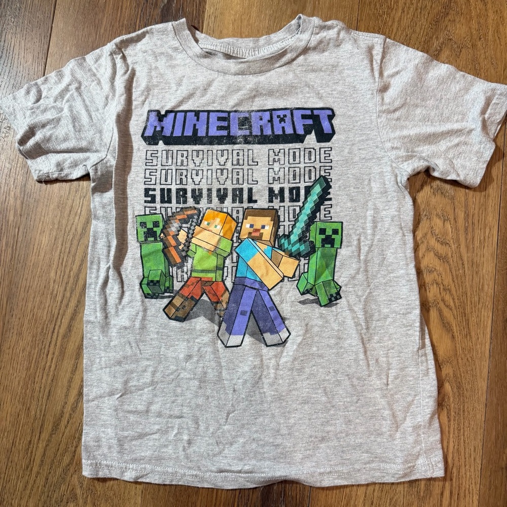 Boys Official Minecraft T shirt Minecraft t-shirt Minecraft Shirt Sword Shirt